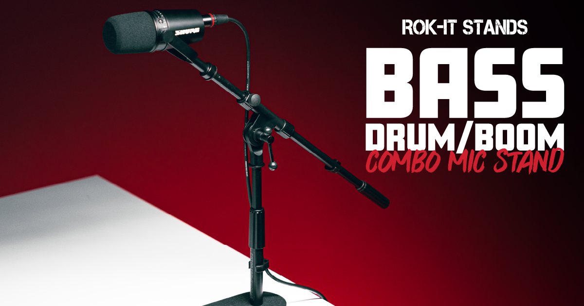Bass Drum/Boom Combo Mic Stand