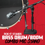 Bass Drum/Boom Combo Mic Stand