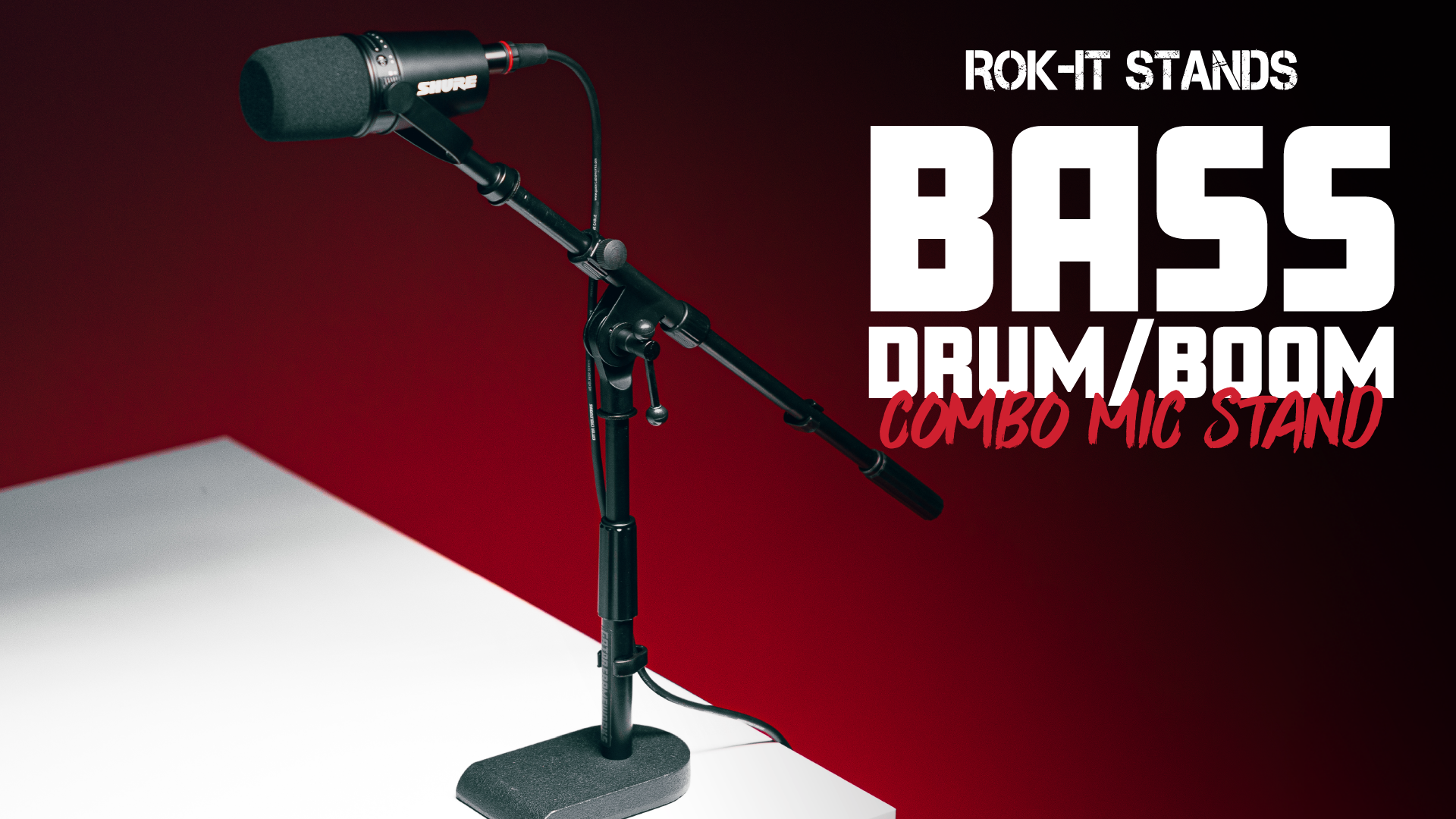 Bass Drum/Boom Combo Mic Stand