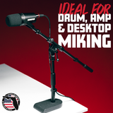 Bass Drum/Boom Combo Mic Stand