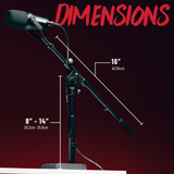 Bass Drum/Boom Combo Mic Stand