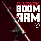 Heavy-Duty Telescoping Boom Mic Stand