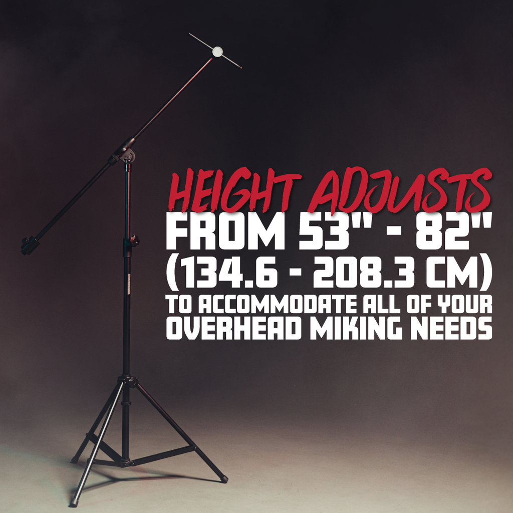 Tripod Studio Boom Mic Stand