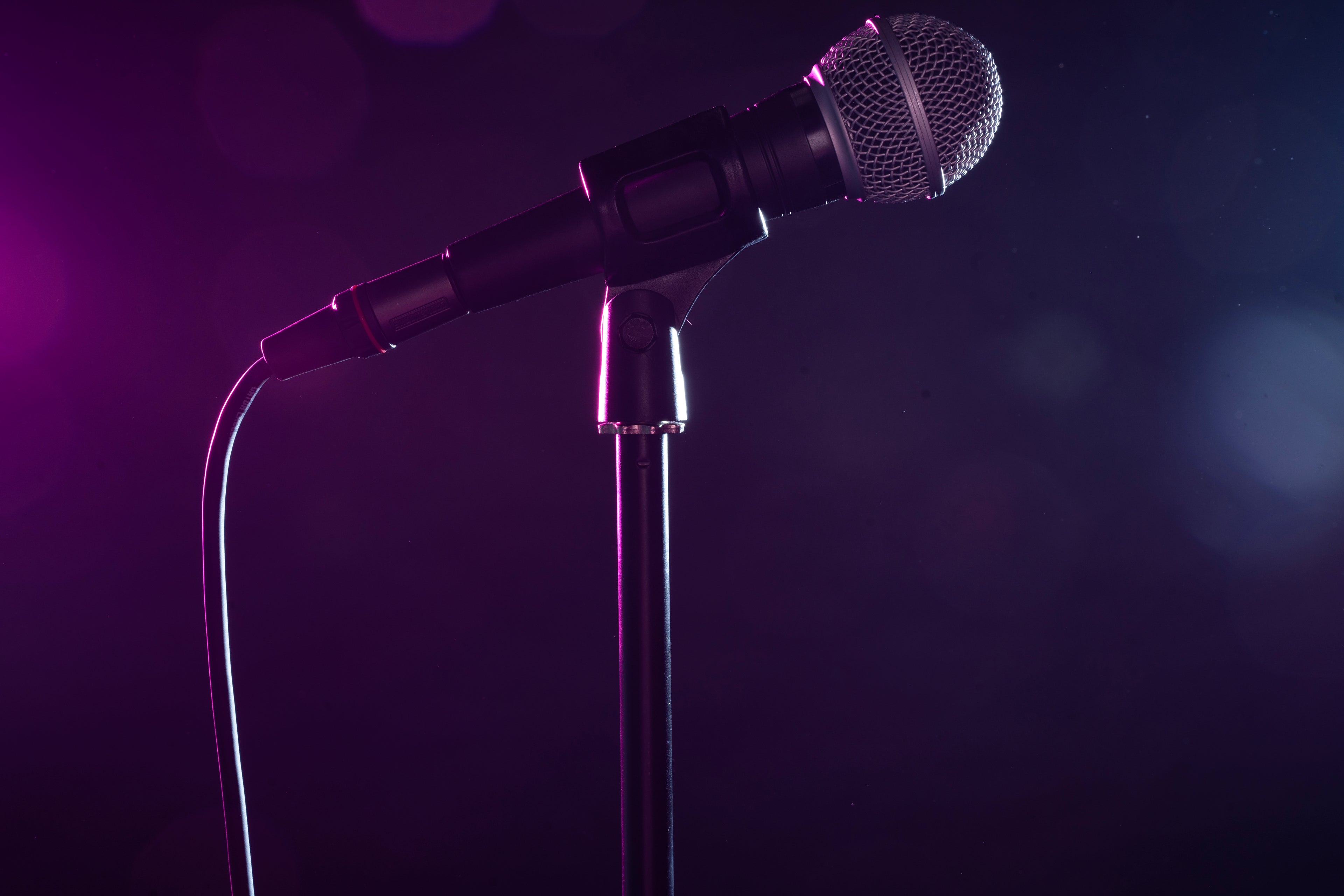 Rok-It Round Base Mic Stand