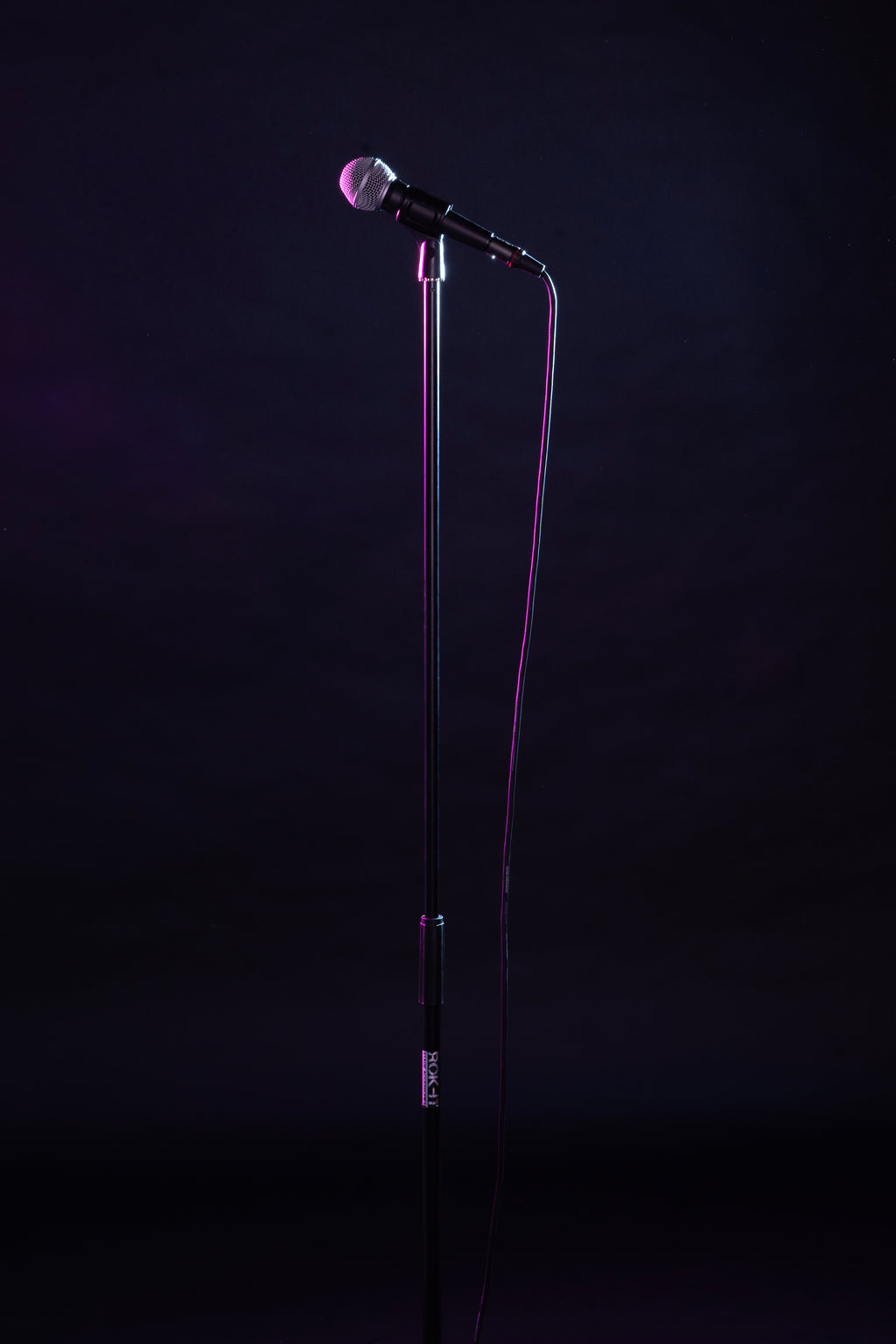 Rok-It Round Base Mic Stand