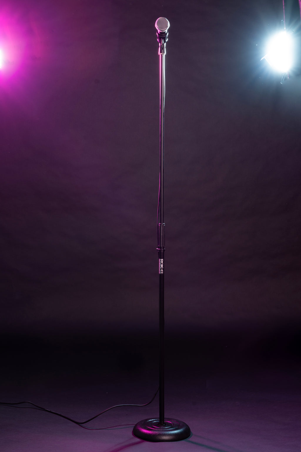 Rok-It Round Base Mic Stand