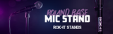 Rok-It Round Base Mic Stand