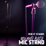 Rok-It Round Base Mic Stand