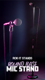 Rok-It Round Base Mic Stand