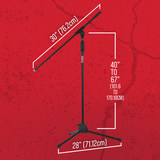 Rok-It Tripod Mic Stand w/ Fixed Boom