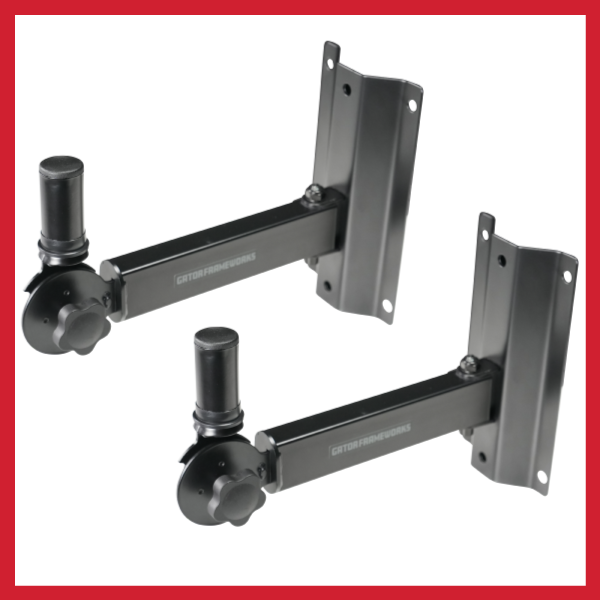 Adjustable Wall-Mount Speaker Brackets