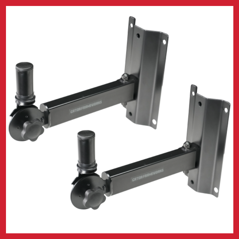 Adjustable Wall-Mount Speaker Brackets