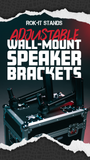 Adjustable Wall-Mount Speaker Brackets
