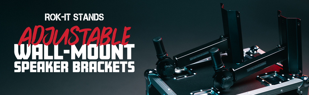 Adjustable Wall-Mount Speaker Brackets