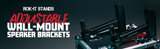 Adjustable Wall-Mount Speaker Brackets