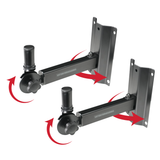 Adjustable Wall-Mount Speaker Brackets