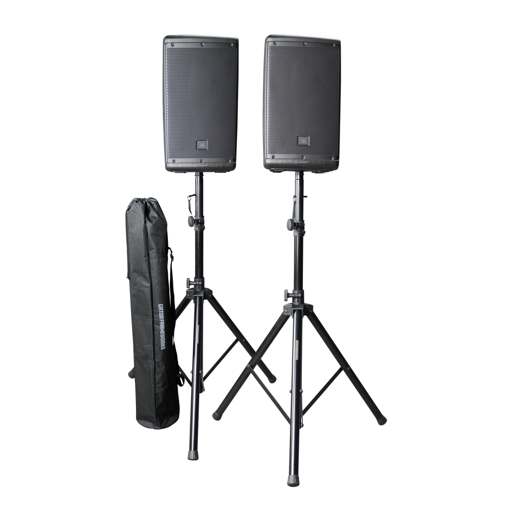 Aluminum Tripod Speaker Stand Set with Bag