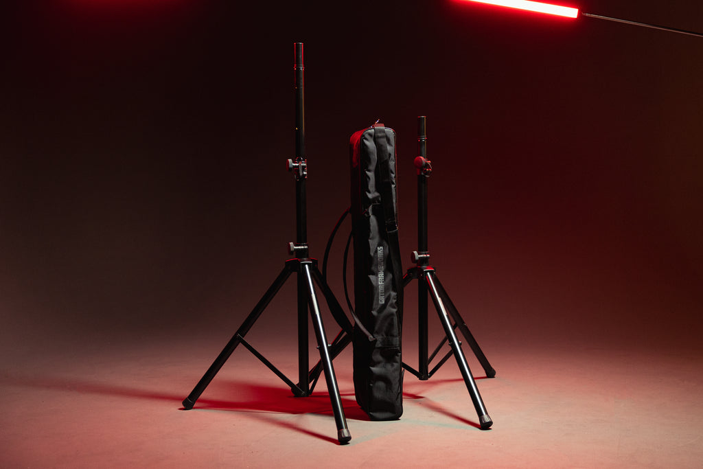 Aluminum Tripod Speaker Stand Set with Deluxe Bag