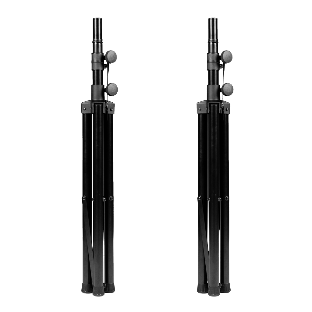 Aluminum Tripod Speaker Stand Set with Deluxe Bag