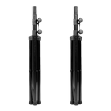 Aluminum Tripod Speaker Stand Set with Deluxe Bag