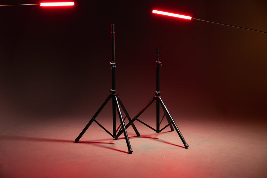 Aluminum Tripod Speaker Stand Set with Deluxe Bag