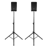 Aluminum Tripod Speaker Stand Set with Deluxe Bag