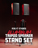 Aluminum Tripod Speaker Stand Set with Deluxe Bag