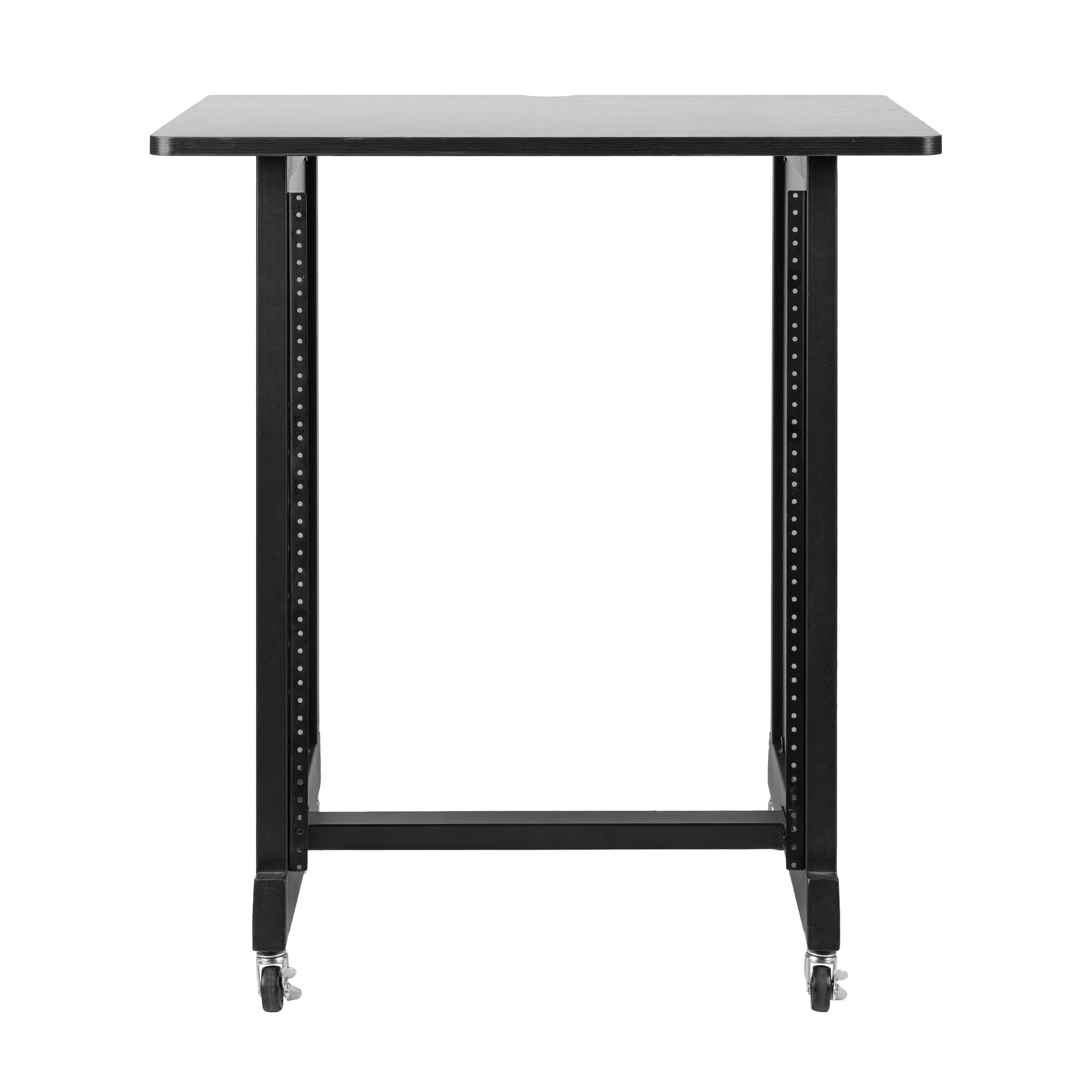 14U Wood Rack Cabinet, Black