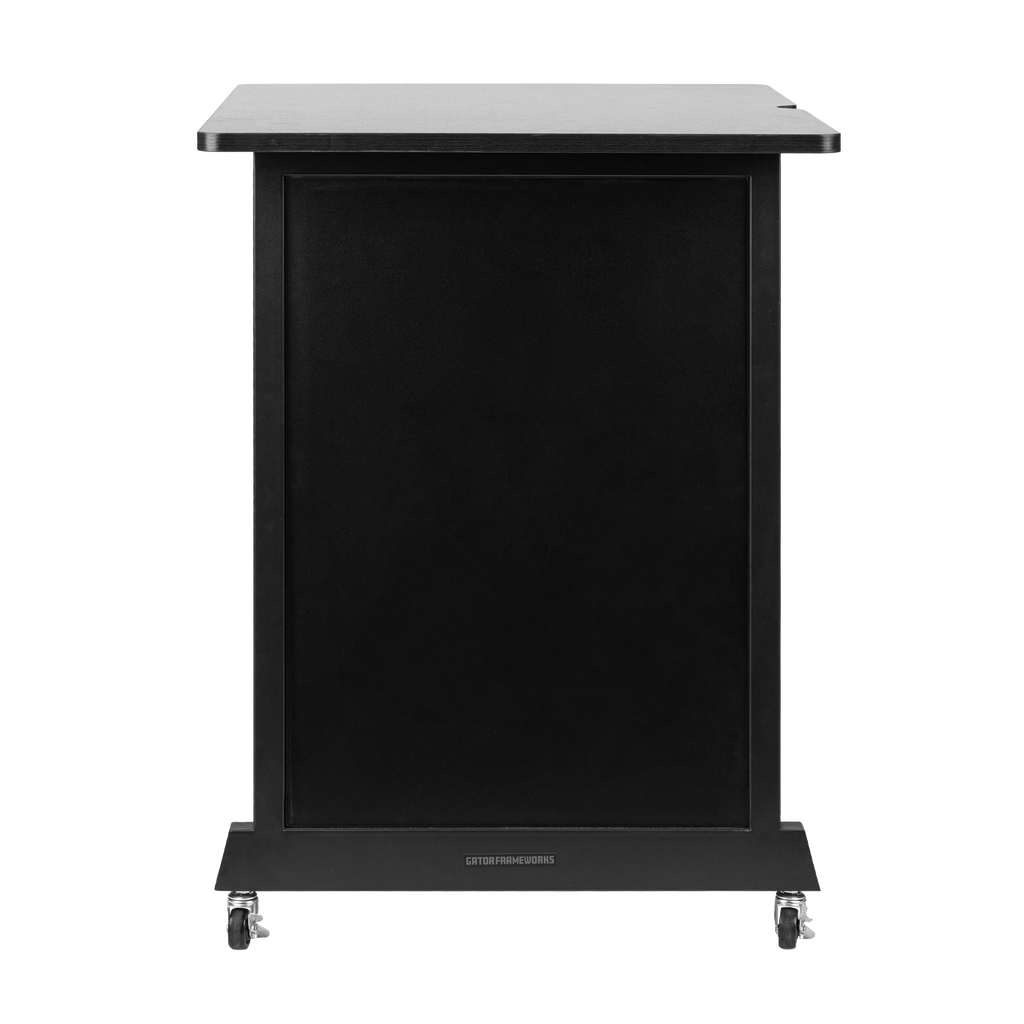 14U Wood Rack Cabinet, Black