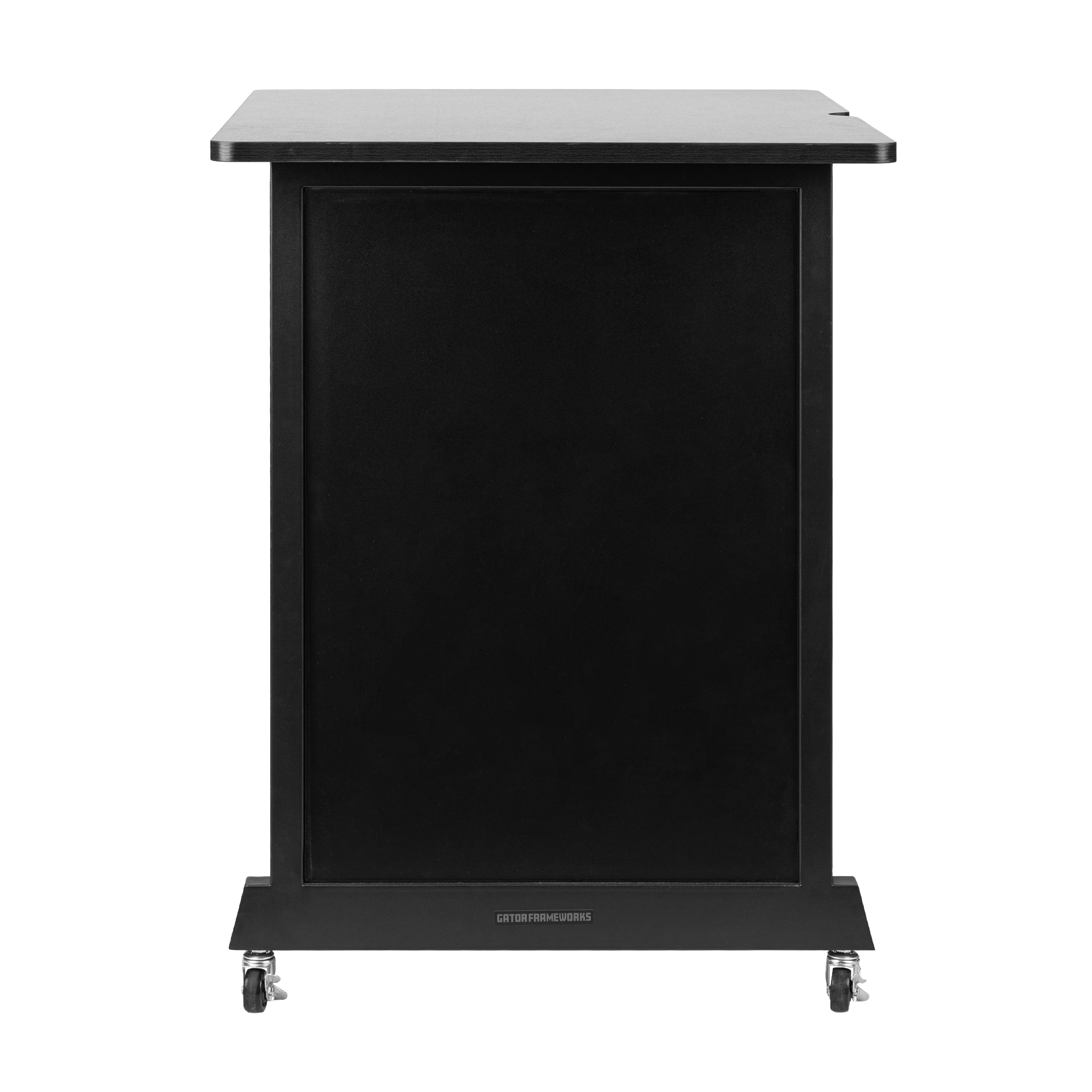 14U Wood Rack Cabinet, Black