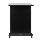 14U Wood Rack Cabinet, Black