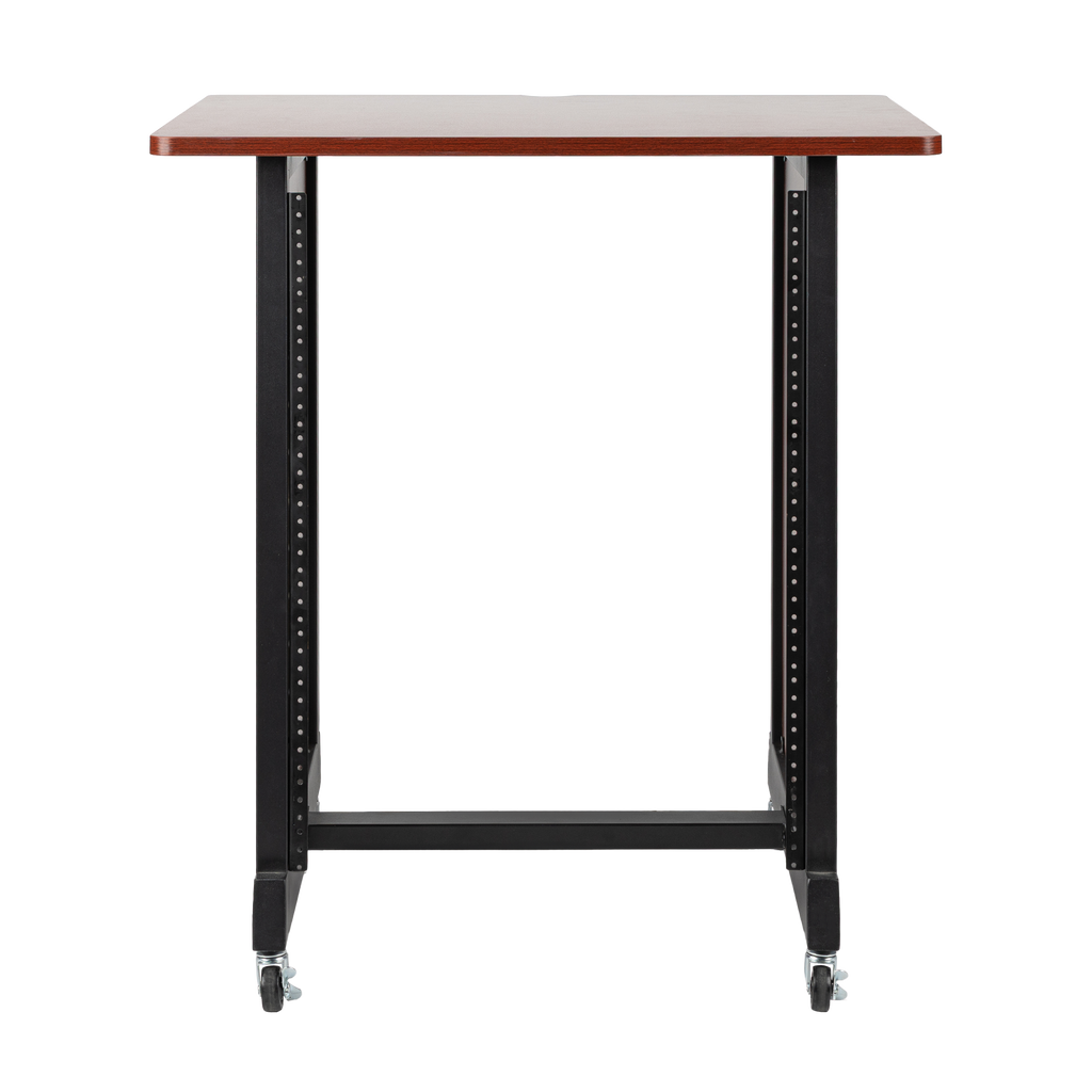 14U Wood Rack Cabinet, Cherry