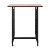 14U Wood Rack Cabinet, Cherry