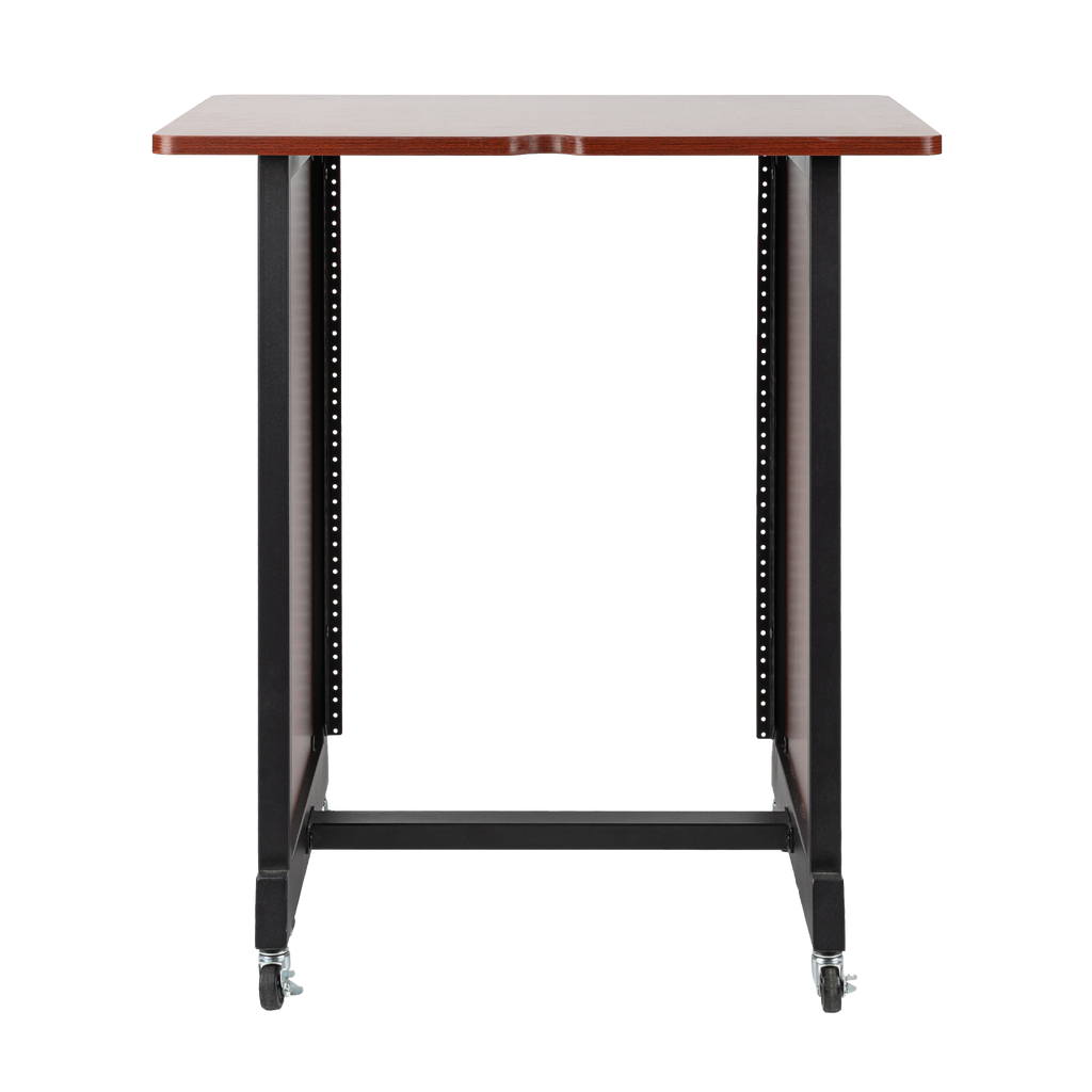 14U Wood Rack Cabinet, Cherry