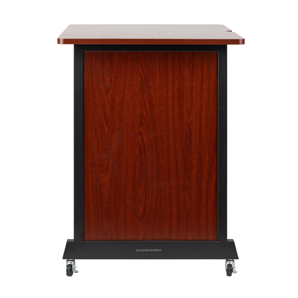 14U Wood Rack Cabinet, Cherry