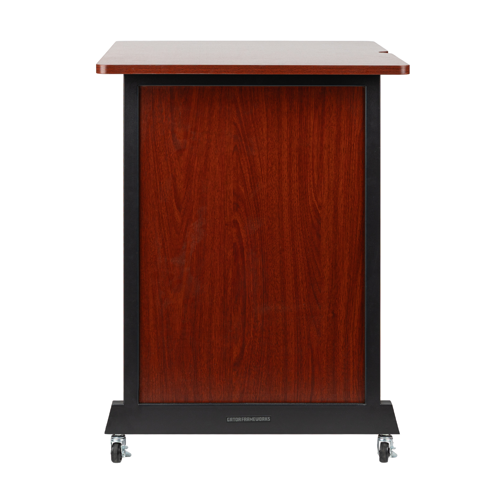 14U Wood Rack Cabinet, Cherry