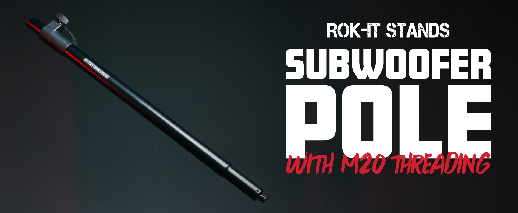 Subwoofer Pole with M20 Threading