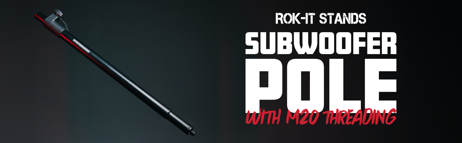 Subwoofer Pole with M20 Threading