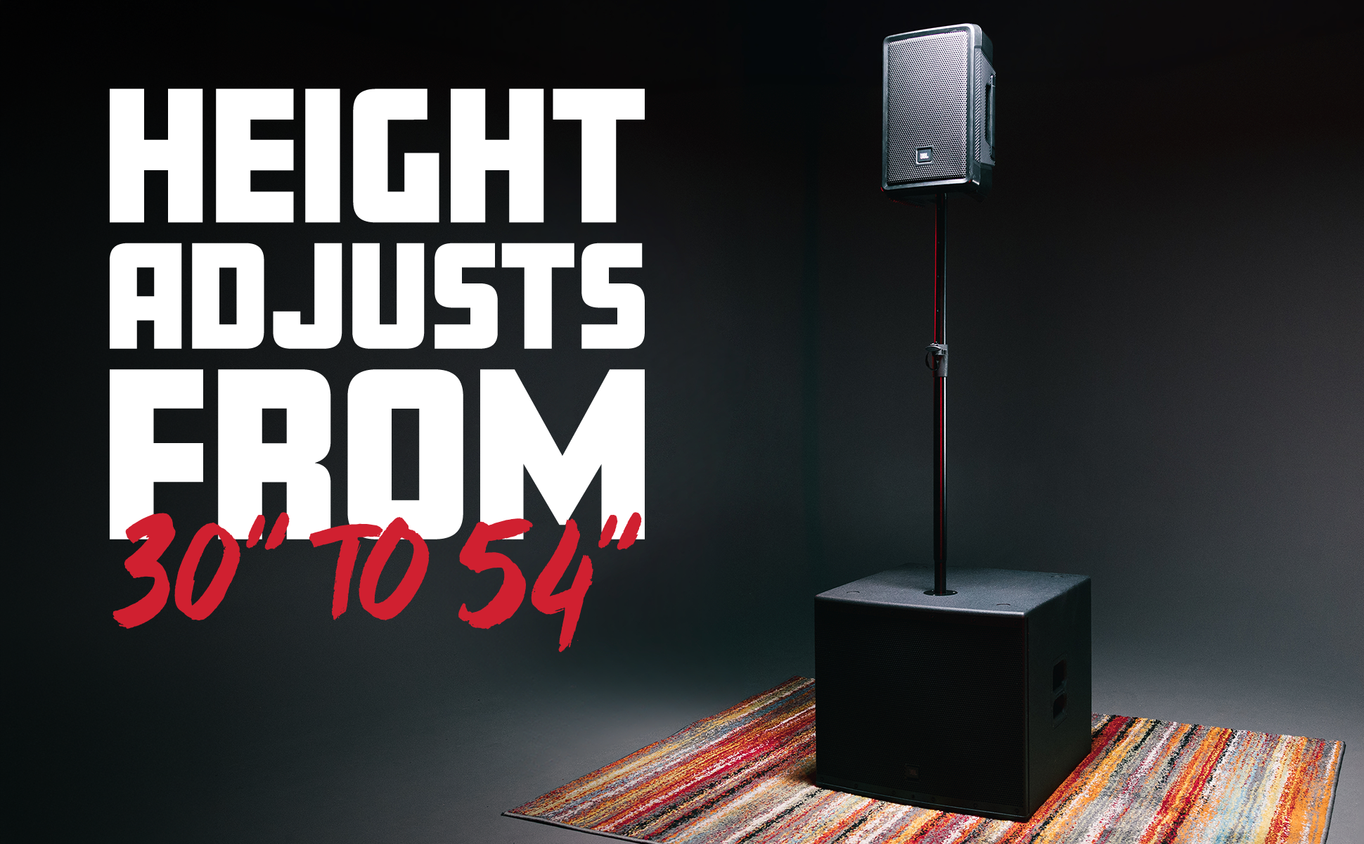 Subwoofer Pole with M20 Threading