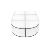 6X4 ft-16" Mini Runway ProX LUMOStage™ Modular Illuminated Acrylic Stage Platform System with Interlocking Cube Sections