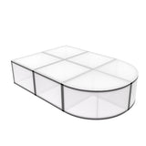 6X4 ft-16" Mini Runway ProX LUMOStage™ Modular Illuminated Acrylic Stage Platform System with Interlocking Cube Sections