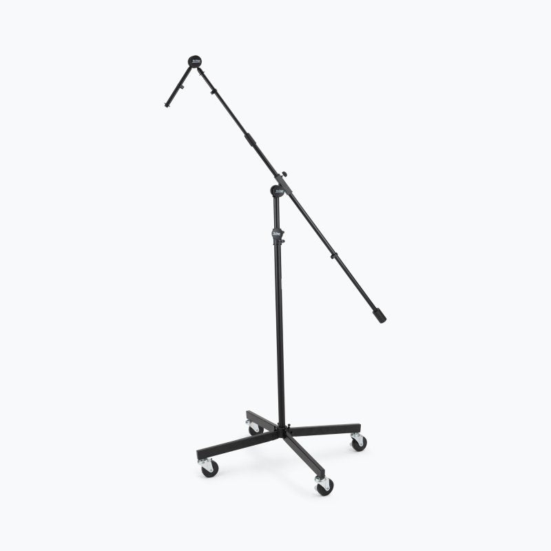 Tripod Studio Mic Boom with 7" Mini Boom Extension and Casters