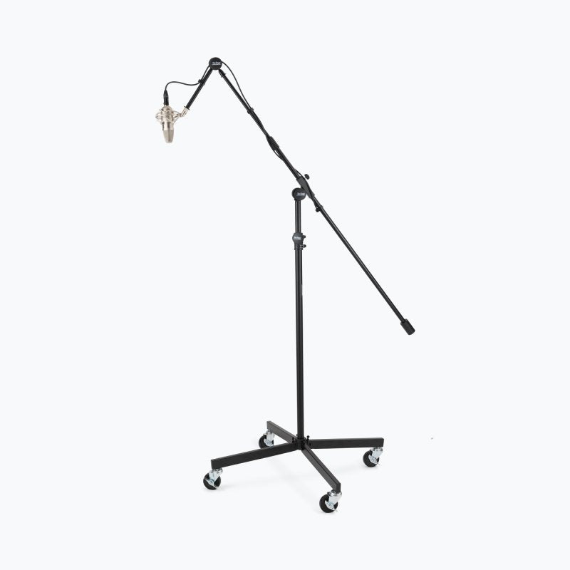 Tripod Studio Mic Boom with 7" Mini Boom Extension and Casters