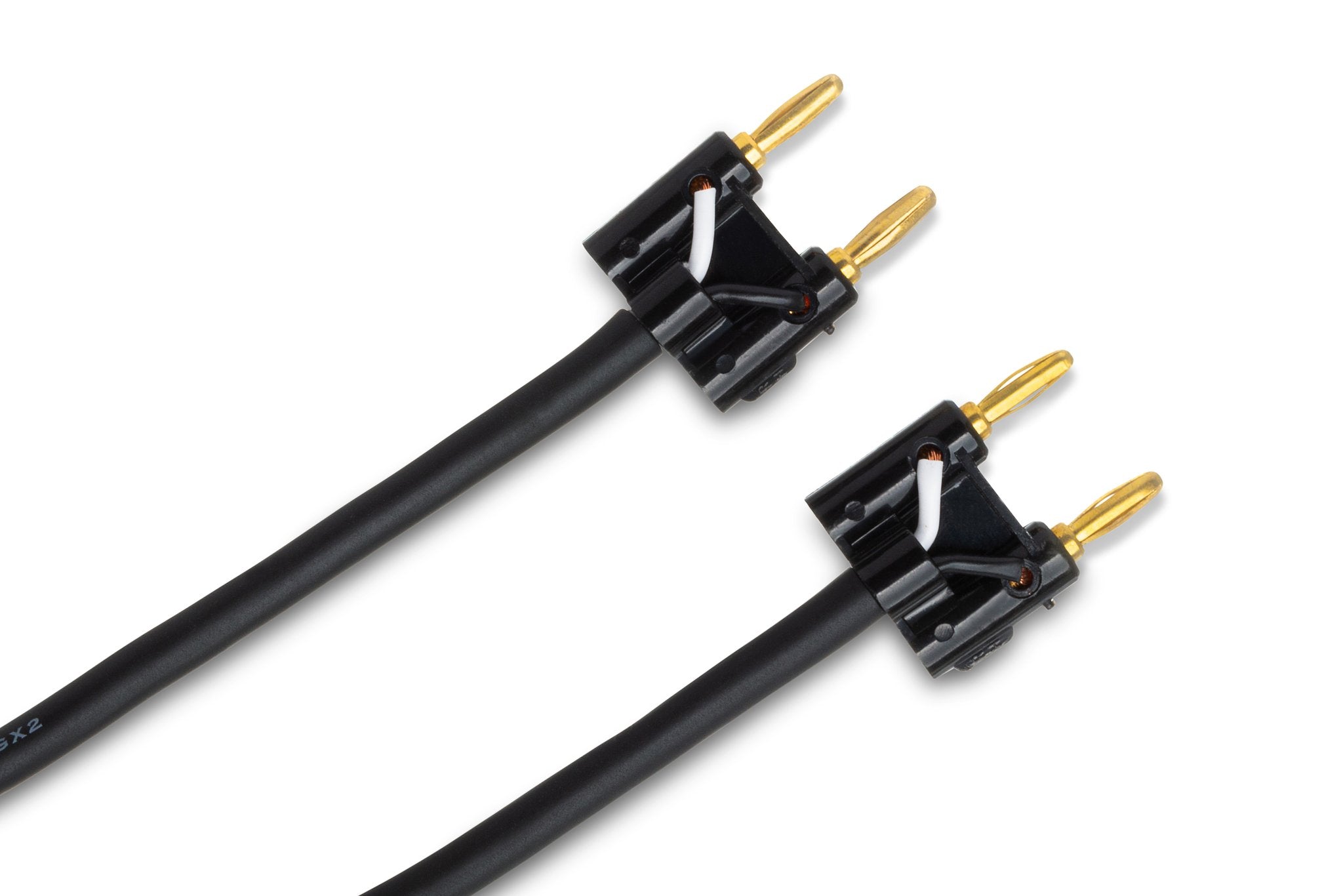 Speaker Cable, Hosa Dual Banana to Same - Angle