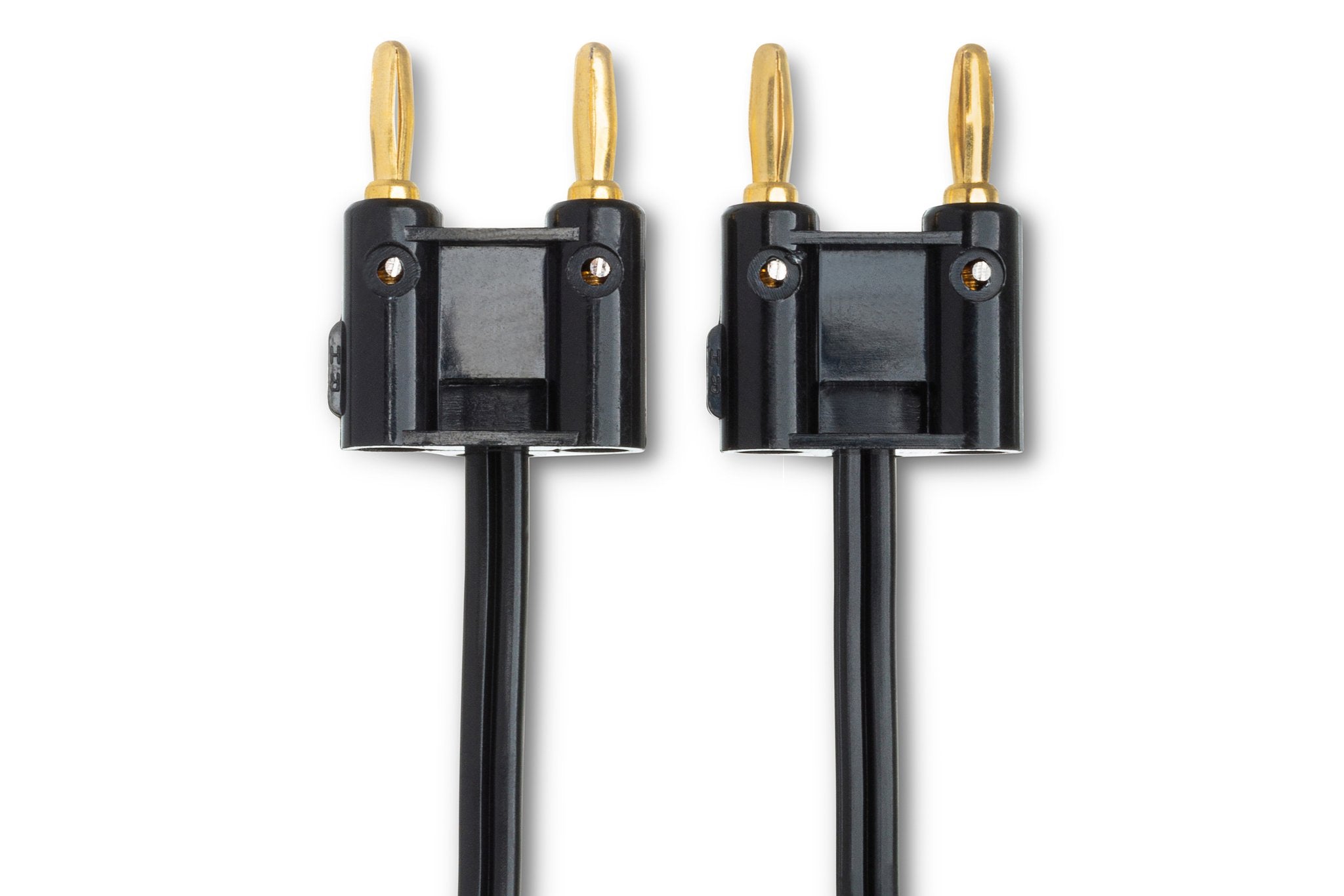 Speaker Cable, Hosa Dual Banana to Same, Black Zip - Connector