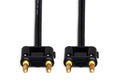 Speaker Cable, Hosa Dual Banana to Same, Black Zip - Front