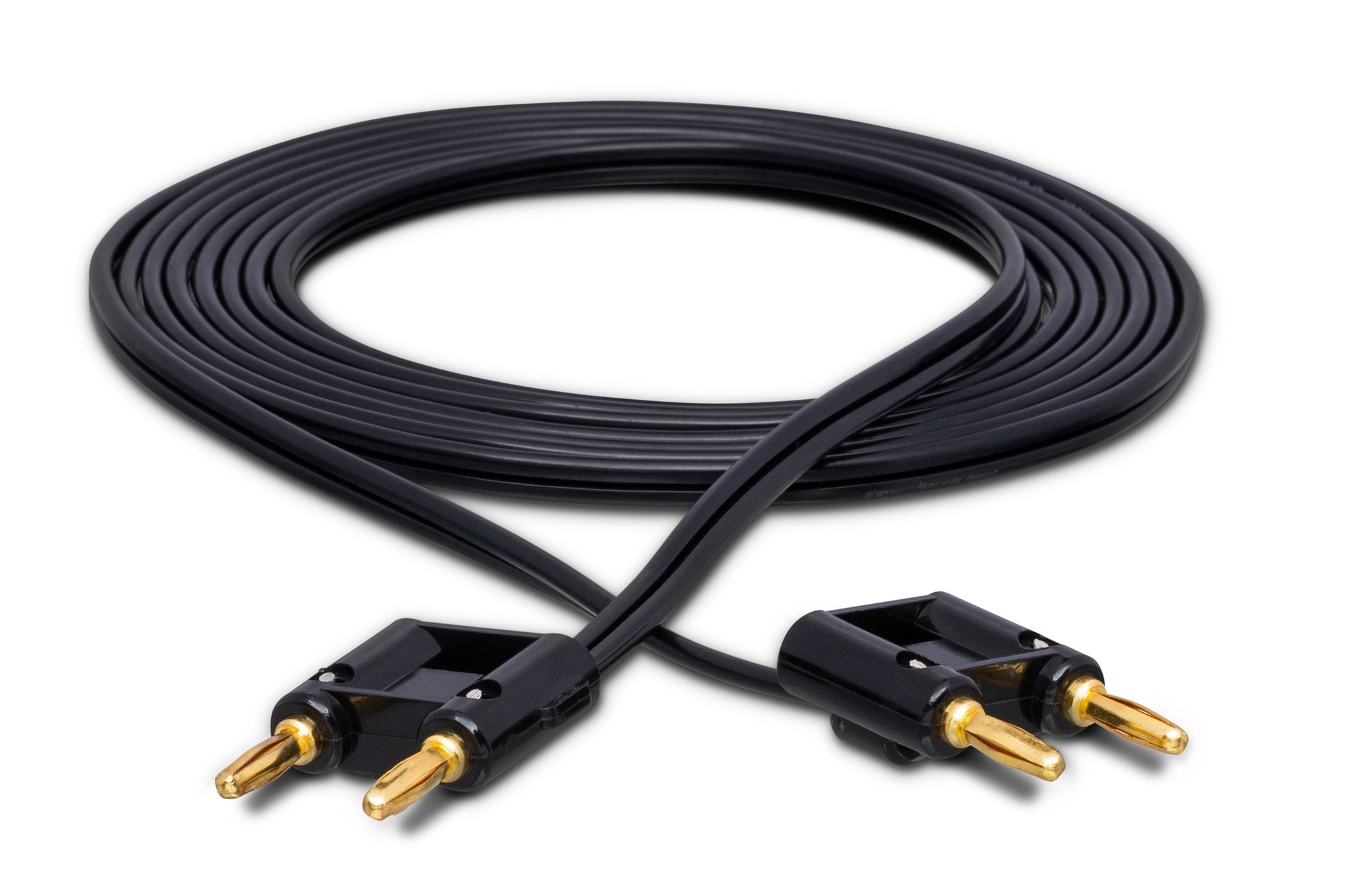 Speaker Cable, Hosa Dual Banana to Same, Black Zip - Full