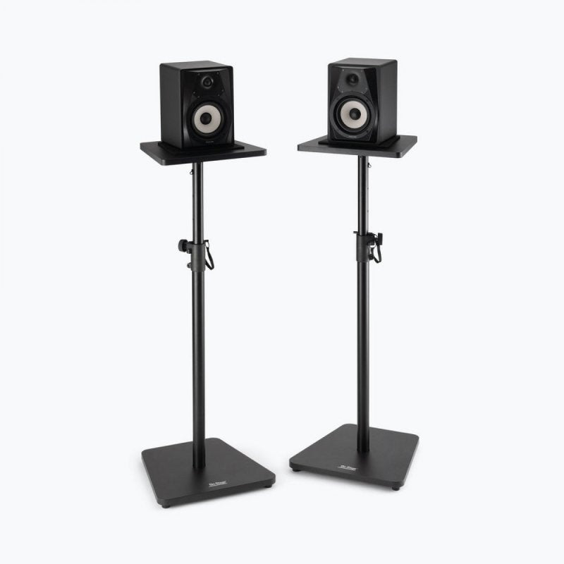 Wood Studio Monitor Stands (Black, Pair)