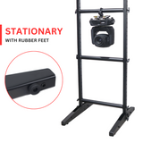 7FT Lighting Fixture Moving Head U-Grid Module with 4 Adjustable Bars and Casters or Rubber Feet or Down Rigging