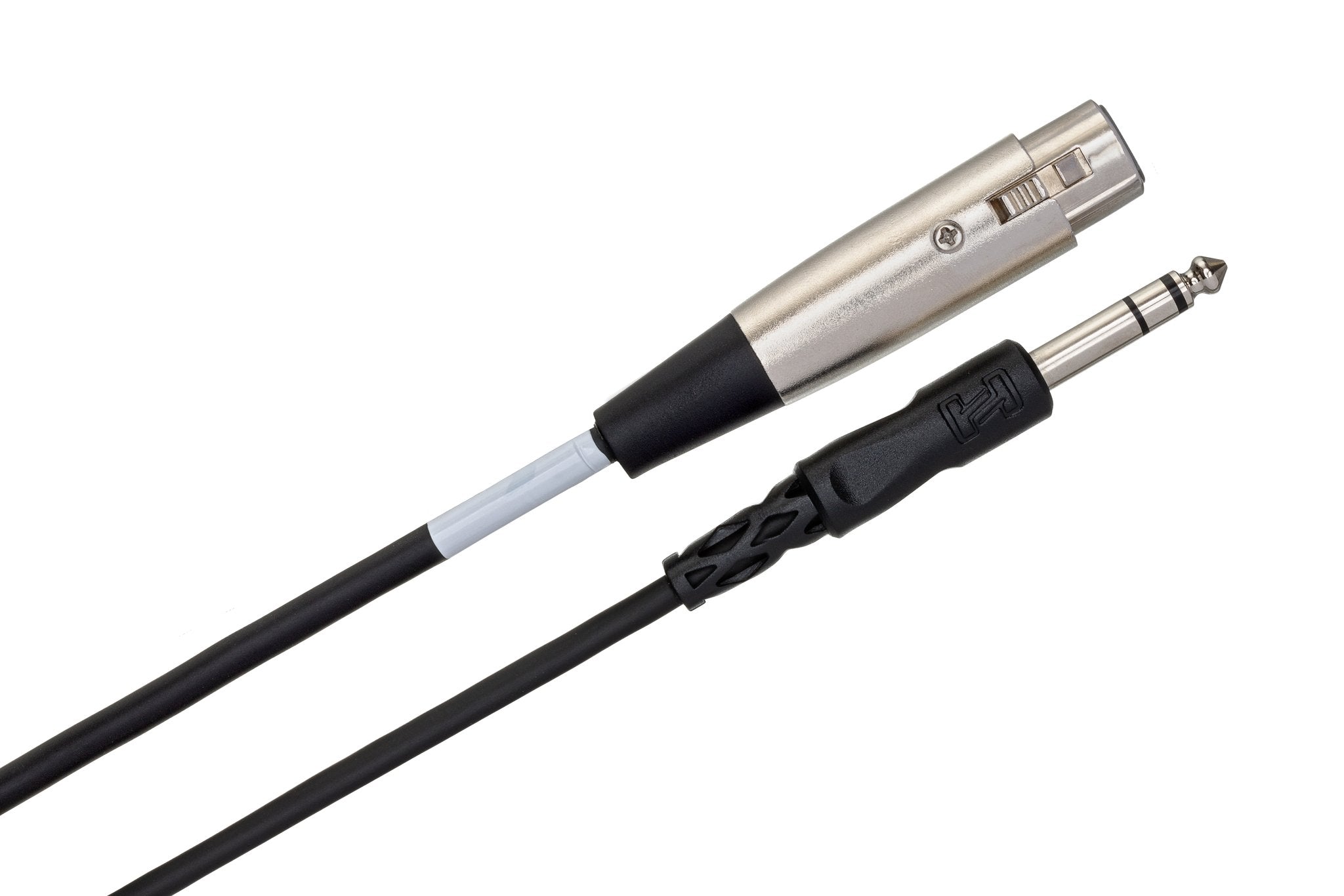 Balanced Interconnect, XLR3F to 1/4 in TRS - Angle